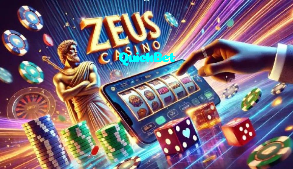 QuickBet casino presented on mobile device in Pakistan with slots and live games