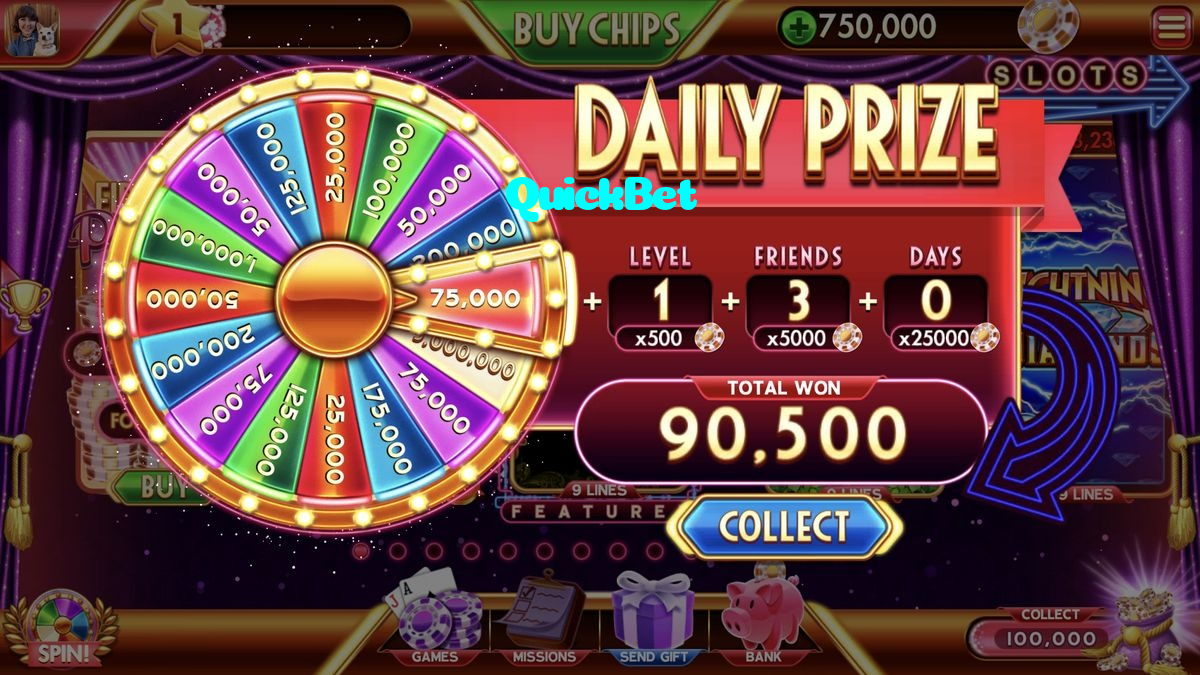 QuickBet casino presented on mobile device in Pakistan with slots and live games